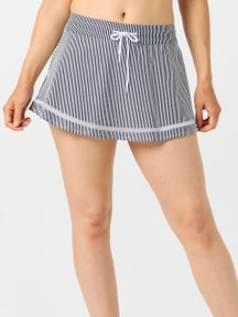Lucky in Love Women's High Waist Seersucker Skirt-Navy
