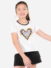 Lucky in Love Girl's Paisley In Love Top