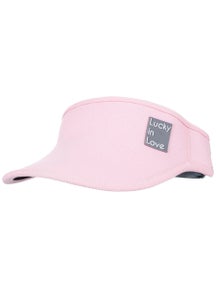 Lucky In Love Stretch Visor - Pink