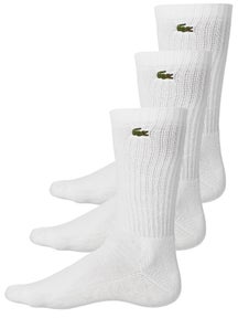 Lacoste Men's Fall 3-Pack Crew Classic Socks
