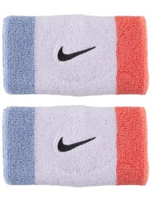 Nike Swoosh Doublewide Wristbands 2Pk Grape/Purple