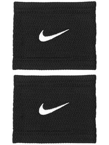 Nike Swoosh Singlewide Wristbands 2 Pk Black/White