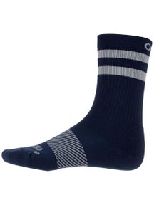 OS1st Wicked Comfort Crew Sock Navy Striped