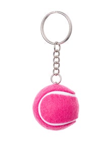 Racquet Inc Tennis Ball Keychain - Pink