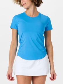 Sofibella Women's Electric Blue Icon Short Sleeve Top