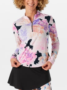 Sofibella Women's Flora Lux Half Zip Long Sleeve