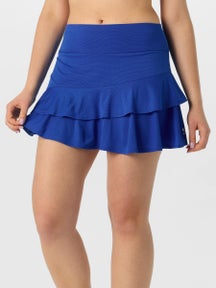 Sofibella Women's Santorini Ruffle Tier Skirt - Ocean