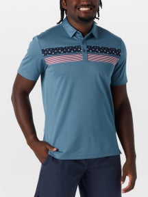 Travis Mathew Men's Good Good Patriot Polo