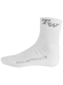 TW Performance Crew Socks White/Grey