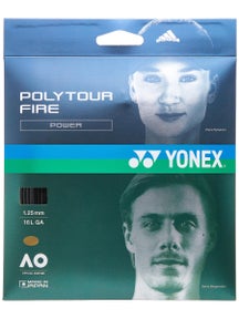 Yonex POLYTOUR FIRE 16L/1.25 String Black