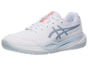 Asics Gel Resolution X GS White/Grey Blue Junior Shoes