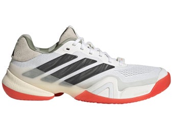 adidas Barricade 14 White/Carbon/Orange Men's Shoes