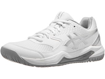 Asics Gel Dedicate 8 White/Silver Women's Shoes
