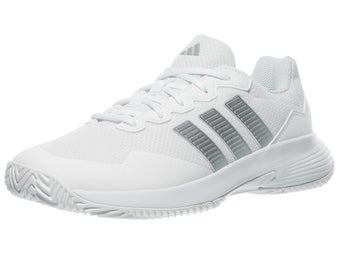 adidas Gamecourt 2 White/Silver Women's Shoes