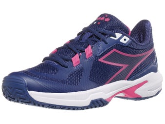 Diadora Trofeo 2 Women's Pickleball Shoes - Navy/Pink