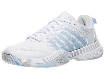 KSwiss Court Express 2 White/Ballad Blue Junior Shoes