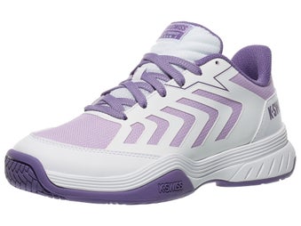 KSwiss Ultrashot Team 2 White/Purple Junior Shoes