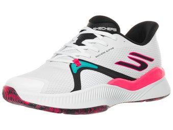 Skechers State Champ White/Black/Pink Men's Shoes 