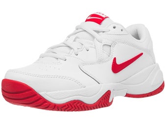 Nike Court Jr Lite White/Red Junior Shoes
