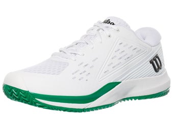 Wilson Rush Pro Ace White/Green Junior Shoes