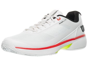 Wilson Rush Lite 5 Clay Wh/Bk/Infrared Men's Shoes