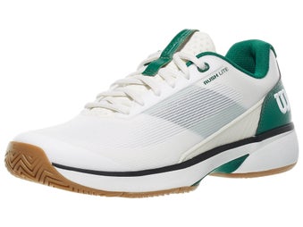 Wilson Rush Lite 5 White/Green/Gum Men's Shoes