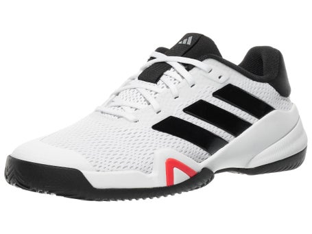adidas Barricade K White/Black/Red Junior Shoes