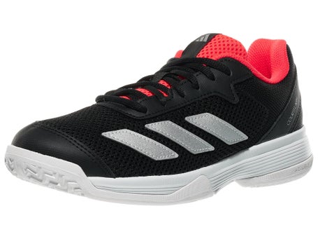 adidas Courtflash K Black/White/Red Junior Shoes
