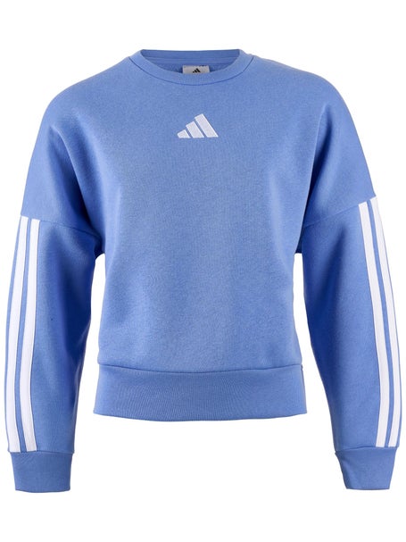 adidas Girls Fall 3-Stripe Fleece Pullover