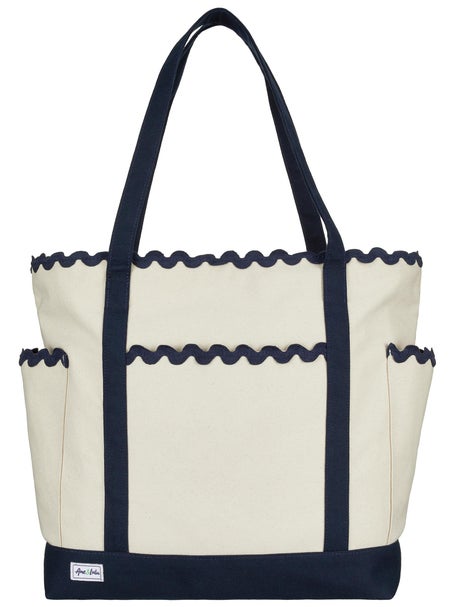 Ame & Lulu Scalloped Tennis Tote Bag