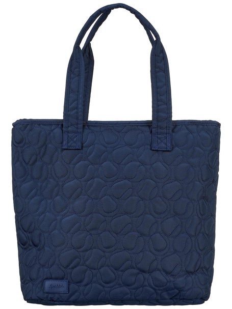 Ame & Lulu Tennis Court Carryall Tote Quilted Navy