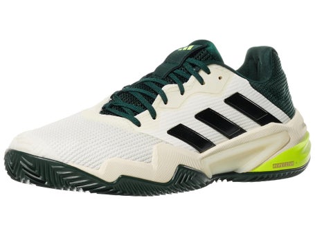 adidas Barricade 13 Clay Wh/Bk/Ivy Mens Shoes