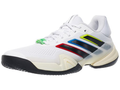 adidas Barricade 14 White/Black/Cream Mens Shoes