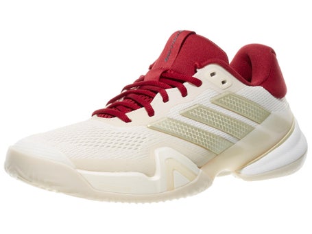 adidas Barricade 14 White/Gold/Red Men's Shoes