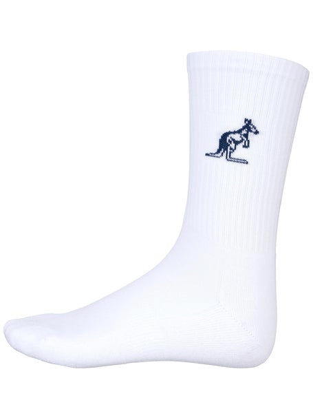 Australian Mens Crew Player Socks White