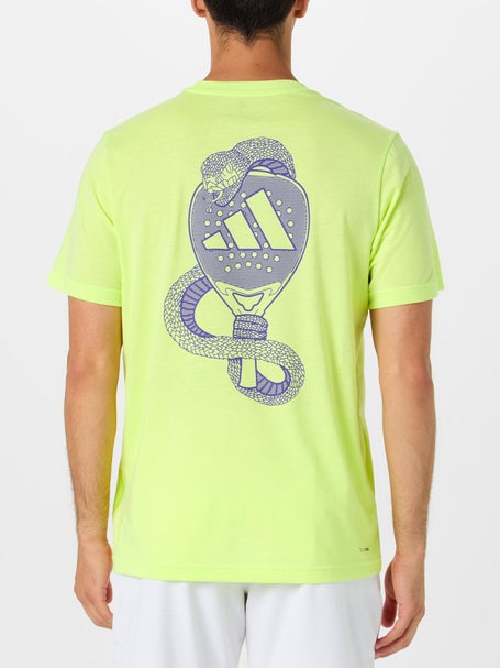 adidas Mens Fall Padel Snake Graphic Top