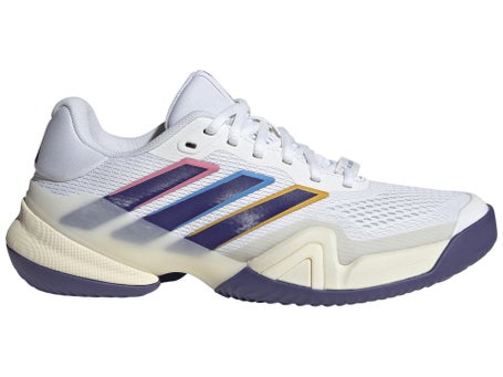 adidas Barricade 14 White/Purple/Cream Womens Shoes