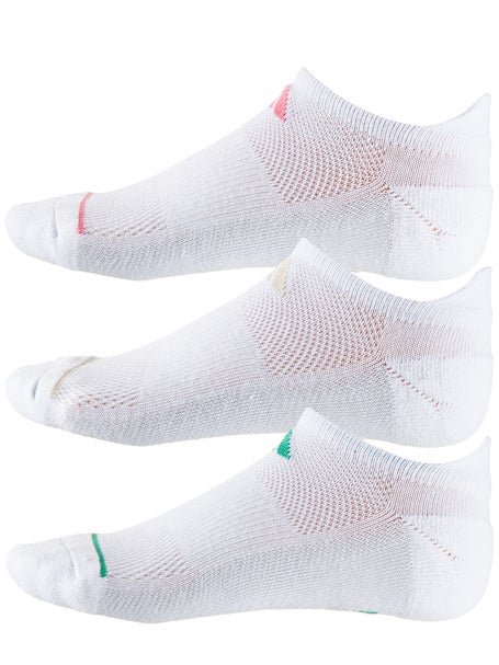 adidas Womens All Day Train 3-Pack No Show Socks White