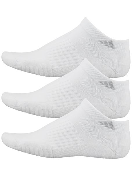 adidas Womens Cushioned 3.0 3-Pack Low Cut Socks White