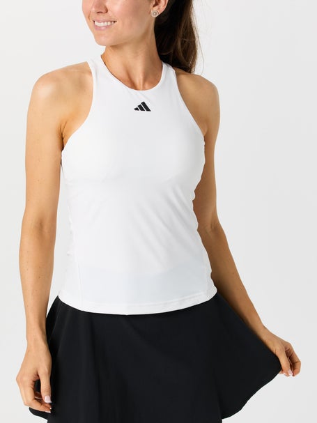 adidas Womens Core Gameset Climacool Tank - White