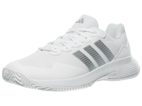 adidas Gamecourt 2 White/Silver Women's Shoes