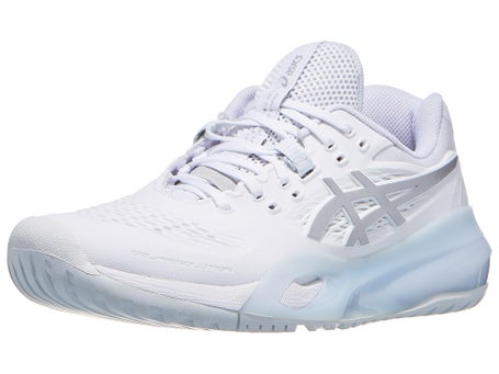 Asics Gel Resolution X White/Silver Womens Shoes