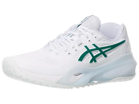 Asics Gel Resolution X White/Green Womens Shoes