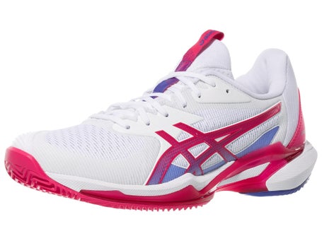 Asics Solution Speed FF 3 Clay Wh/Rose Womens Shoes