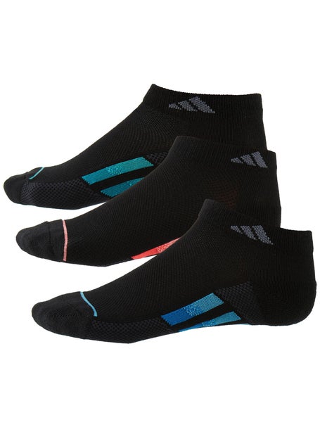 adidas Womens Superlite 3-Pack Low Cut Socks Black
