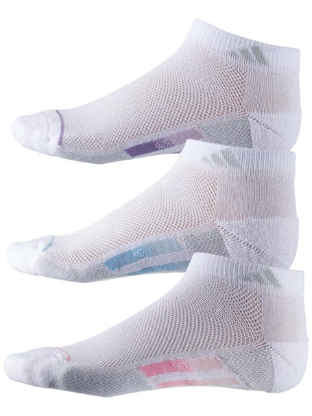 adidas Womens Superlite 3-Pack Low Cut Socks White