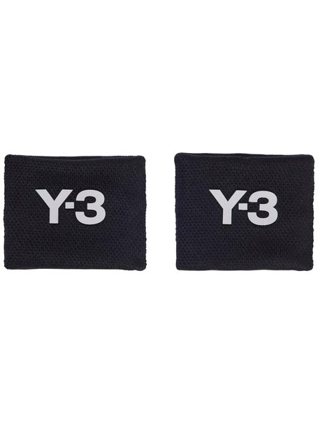 adidas Womens Y-3 Singlewide Wristbands-Black/Grey