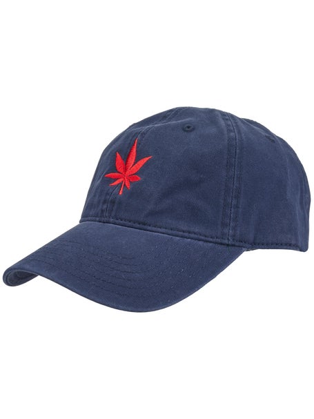 BOAST Mens Fall Leaf Dad Hat - Navy/Red
