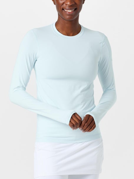 BloqUV Womens 24/7 Long Sleeve Top - Ice Blue