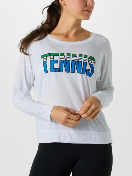 Bird & Vine Womens Retro Tennis Long Sleeve